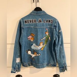 🧚‍♂️ Disney Peter Pan Neverland Denim Jacket - NEVER WORN! 🧚‍♂️
